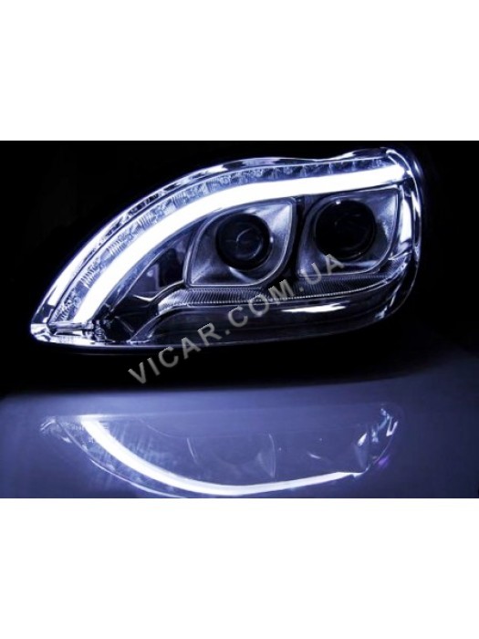 Передние фары 2-х линзовые Mercedes W220 